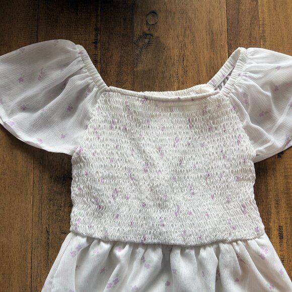 CAT & JACK IVORY SMOCKED DRESS - Picture 3 of 4